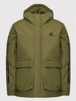 Adidas Veste d'hiver Utilitas 3-Stripes GT1691 Vert Regular Fit -Vestes Soldes Magasin adidas veste dhiver utilitas 3 stripes gt1691 vert regular fit 5