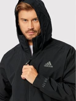 Adidas Veste imperméable Terrex Traveer RAIN.RDY HG6016 Noir Relaxed Fit -Vestes Soldes Magasin adidas veste impermeable terrex traveer rain rdy hg6016 noir relaxed fit 3