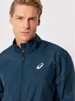 Asics Veste de running Core 2011C344 Bleu marine Regular Fit -Vestes Soldes Magasin asics veste de running core 2011c344 bleu marine regular fit 3