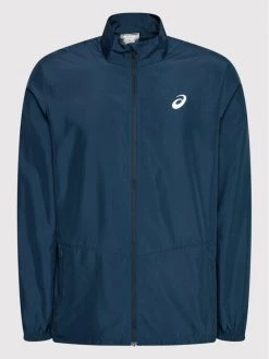 Asics Veste de running Core 2011C344 Bleu marine Regular Fit -Vestes Soldes Magasin asics veste de running core 2011c344 bleu marine regular fit 4