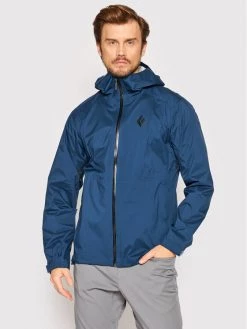 Black Diamond Veste outdoor Stormline Stretch Rain APCDT040 Bleu marine Regular Fit