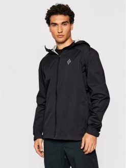 Black Diamond Veste outdoor Stormline Stretch Rain Shell APCDT0015 Noir Regular Fit