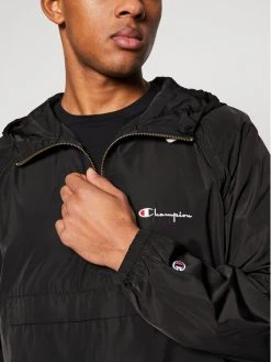 Champion Anorak Half Zip-Up 213675 Noir Regular Fit -Vestes Soldes Magasin champion anorak half zip up 213675 noir regular fit 3