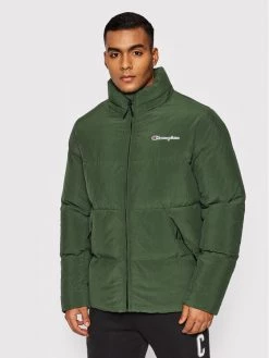 Champion Doudoune High Neck Script Logo 216953 Vert Regular Fit