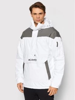 Columbia Anorak Challenger 1698431 Blanc Regular Fit