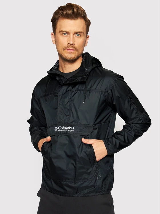 Columbia Anorak Challenger 1714291 Noir Active Fit 1 Columbia Anorak Challenger 1714291 Noir Active Fit