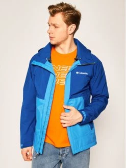 Columbia Veste imperméable Evolution Valley RI0025 Bleu Regular Fit -Vestes Soldes Magasin columbia veste impermeable evolution valley ri0025 bleu regular fit 2