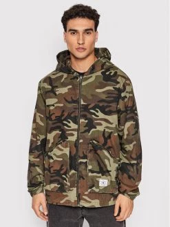 DC Veste de mi-saison Woodland Camo ADYJK03143 Vert Regular Fit