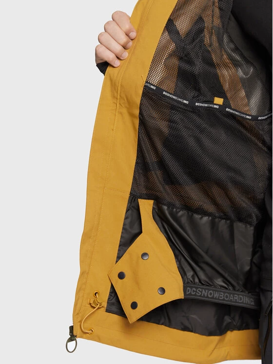 DC Veste de snowboard Command ADYTJ03041 Jaune Regular Fit 5 DC Veste de snowboard Command ADYTJ03041 Jaune Regular Fit – Image 5
