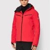 Descente Veste de ski Luke DWMSGK61 Rouge Slim Fit