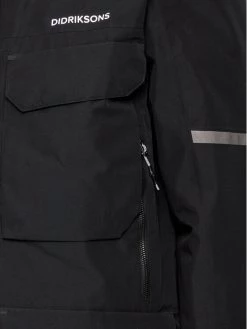 Didriksons Parka Drew 504252 Noir Regular Fit -Vestes Soldes Magasin didriksons parka drew 504252 noir regular fit 2