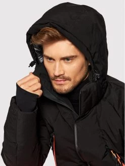 EA7 Emporio Armani Veste de ski 6KPG10 PN45Z 0211 Noir Regular Fit -Vestes Soldes Magasin ea7 emporio armani veste de ski 6kpg10 pn45z 0211 noir regular fit 4
