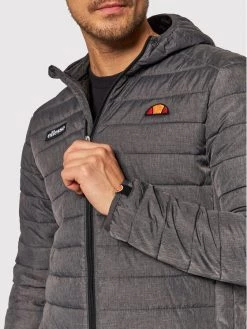 Ellesse Doudoune Lombardy Padded SHS01115 Gris Regular Fit -Vestes Soldes Magasin ellesse doudoune lombardy padded shs01115 gris regular fit 3