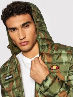 Ellesse Doudoune Lombardy SHK01115 Vert Regular Fit -Vestes Soldes Magasin ellesse doudoune lombardy shk01115 vert regular fit 3