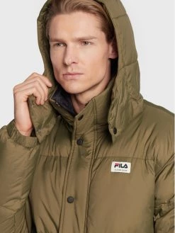 Fila Doudoune Tirebolu FAM0143 Vert Oversize -Vestes Soldes Magasin fila doudoune tirebolu fam0143 vert oversize 4