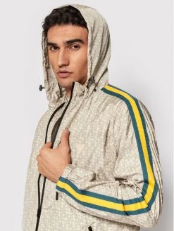 Guess Veste coupe-vent Z2GL04 WO06Q Beige Regular Fit -Vestes Soldes Magasin guess veste coupe vent z2gl04 wo06q beige regular fit 4