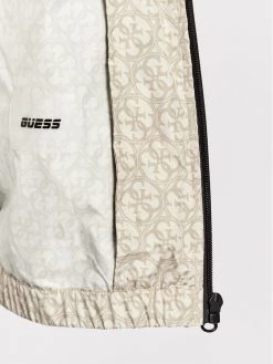 Guess Veste coupe-vent Z2GL04 WO06Q Beige Regular Fit -Vestes Soldes Magasin guess veste coupe vent z2gl04 wo06q beige regular fit 5