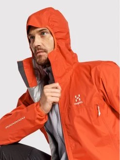 Haglöfs Veste coupe-vent L.I.M GTX 605232 Rouge Regular Fit -Vestes Soldes Magasin haglofs veste coupe vent l i m gtx 605232 rouge regular fit 3