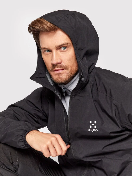 Haglöfs Veste imperméable Buteo 604792 Noir Regular Fit 4 Haglöfs Veste imperméable Buteo 604792 Noir Regular Fit – Image 4