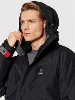 Haglöfs Veste imperméable Orsa 605041 Noir Regular Fit -Vestes Soldes Magasin haglofs veste impermeable orsa 605041 noir regular fit 3