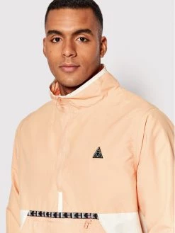 HUF Anorak Teton JK00338 Orange Regular Fit -Vestes Soldes Magasin huf anorak teton jk00338 orange regular fit 3