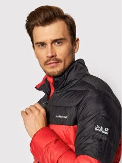 Jack Wolfskin Doudoune Tundra 1206621 Rouge Regular Fit -Vestes Soldes Magasin jack wolfskin doudoune tundra 1206621 rouge regular fit 3