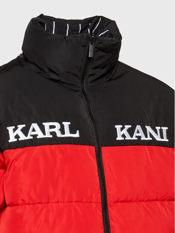 Karl Kani Doudoune Retro Block 6076823 Rouge Regular Fit 3 Karl Kani Doudoune Retro Block 6076823 Rouge Regular Fit – Image 3