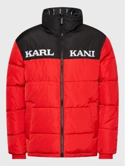 Karl Kani Doudoune Retro Block 6076823 Rouge Regular Fit