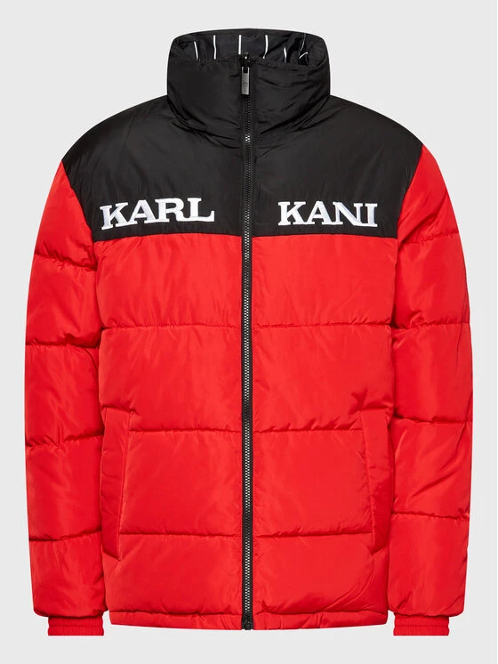 Karl Kani Doudoune Retro Block 6076823 Rouge Regular Fit 1 Karl Kani Doudoune Retro Block 6076823 Rouge Regular Fit