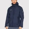 Mammut Veste de mi-saison Convey Tour 1010-27841-50558-115 Bleu marine Regular Fit