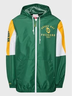 Mitchell & Ness Veste coupe-vent OJZP3399 Vert Regular Fit