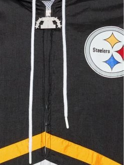 Mitchell & Ness Veste coupe-vent OJZP3409 Noir Regular Fit -Vestes Soldes Magasin mitchell ness veste coupe vent ojzp3409 noir regular fit 1 3