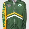 Mitchell & Ness Veste coupe-vent OJZP3409 Vert Regular Fit