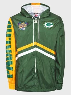 Mitchell & Ness Veste coupe-vent OJZP3409 Vert Regular Fit