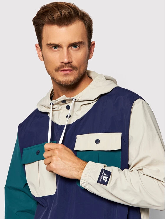 New Balance Anorak MJ13551 Bleu marine Relaxed Fit 4 New Balance Anorak MJ13551 Bleu marine Relaxed Fit – Image 4
