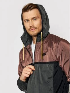 Nike Anorak Sportswear DC8093 Noir Loose Fit -Vestes Soldes Magasin nike anorak sportswear dc8093 noir loose fit 3