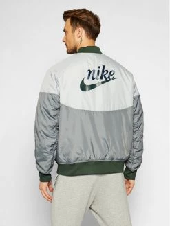 Nike Blouson bomber Sportswear CZ9998 Gris Loose Fit -Vestes Soldes Magasin nike blouson bomber sportswear cz9998 gris loose fit 2