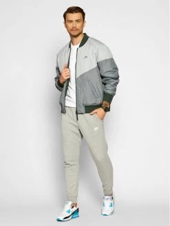 Nike Blouson bomber Sportswear CZ9998 Gris Loose Fit -Vestes Soldes Magasin nike blouson bomber sportswear cz9998 gris loose fit 4
