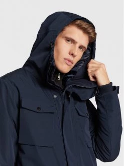 Protest Parka Meltin P6792500 Bleu marine Relaxed Fit -Vestes Soldes Magasin protest parka meltin p6792500 bleu marine relaxed fit 3