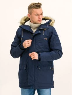 Vestes Soldes Magasin -Vestes Soldes Magasin quiksilver parka ferris eqyjk03489 bleu marine fitted 1