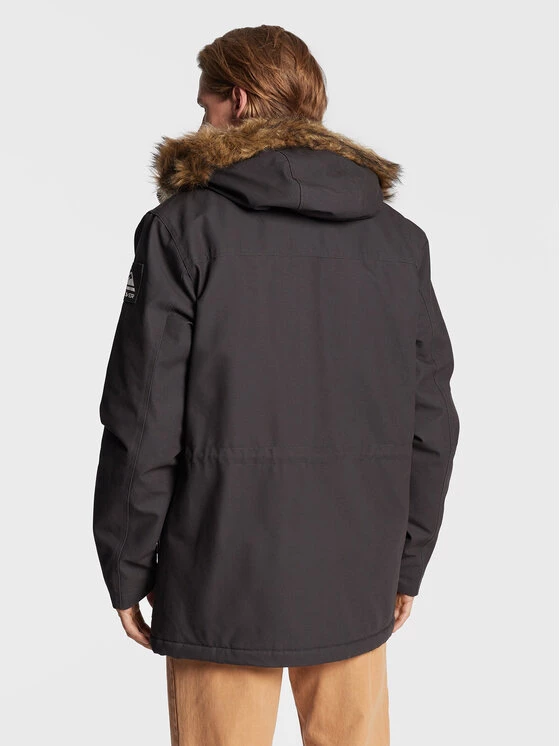 Quiksilver Parka Long Trip EQYJK03904 Noir Regular Fit 3 Quiksilver Parka Long Trip EQYJK03904 Noir Regular Fit – Image 3
