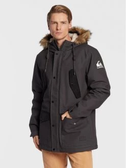 Quiksilver Parka Long Trip EQYJK03904 Noir Regular Fit