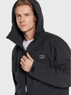 Quiksilver Parka New Skyward EQYJK03920 Noir Classic Fit -Vestes Soldes Magasin quiksilver parka new skyward eqyjk03920 noir classic fit 3