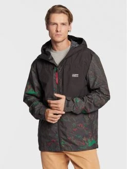 Quiksilver Veste de mi-saison Lizard Heads EQYJK03819 Noir Regular Fit