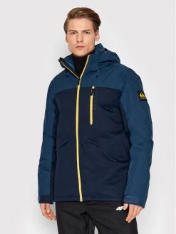 Quiksilver Veste de ski Dawson EQYTJ03352 Bleu marine Slim Fit