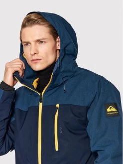 Quiksilver Veste de ski Dawson EQYTJ03352 Bleu marine Slim Fit -Vestes Soldes Magasin quiksilver veste de ski dawson eqytj03352 bleu marine slim fit 4