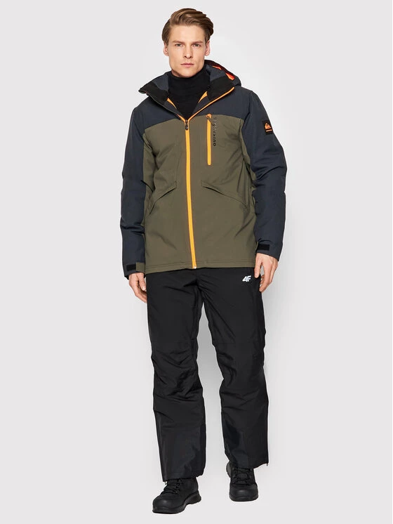 Quiksilver Veste de ski Dawson EQYTJ03352 Vert Slim Fit 2 Quiksilver Veste de ski Dawson EQYTJ03352 Vert Slim Fit – Image 2