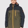 Quiksilver Veste de ski Dawson EQYTJ03352 Vert Slim Fit