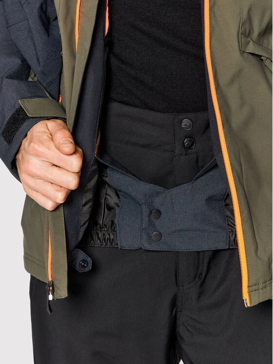 Quiksilver Veste de ski Dawson EQYTJ03352 Vert Slim Fit 6 Quiksilver Veste de ski Dawson EQYTJ03352 Vert Slim Fit – Image 6