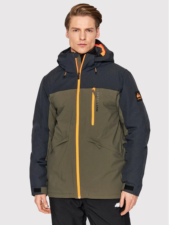 Quiksilver Veste de ski Dawson EQYTJ03352 Vert Slim Fit 1 Quiksilver Veste de ski Dawson EQYTJ03352 Vert Slim Fit